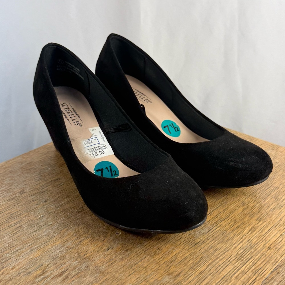 Black high heels